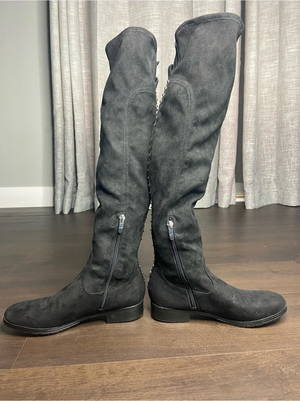 Marc Fisher Studded Suede Boots